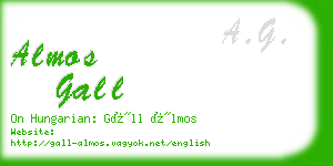 almos gall business card